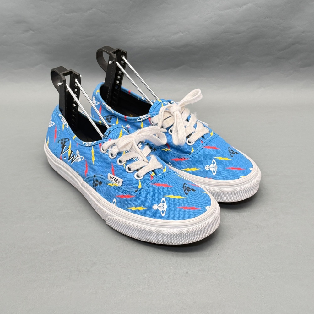 Vivienne Westwood Vans Authentic Women's 8, Men's 6.5 Blue Anglomania Thunder